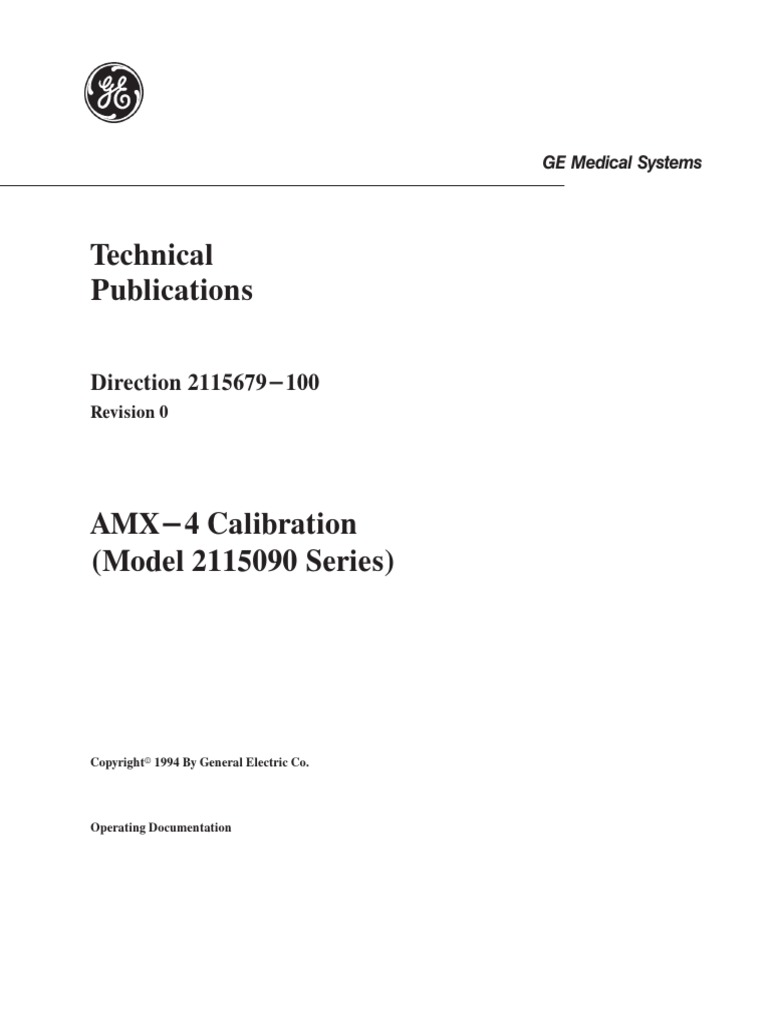 AMX4 Calibration Mod 2115090 PDF Voltage Electrical Engineering