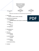 Esquema de Informe Final