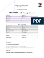 VOCABULARY 1 Elderly Care Voc