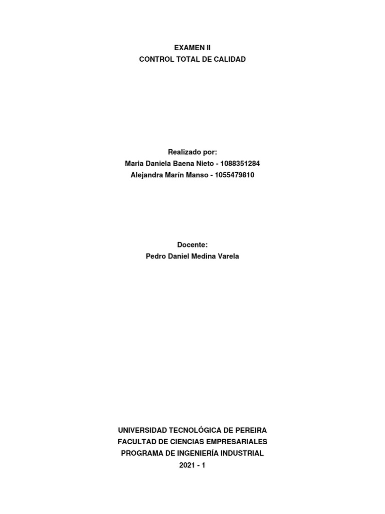 Control de Calidad en Producción Industrial | PDF | Estadísticas