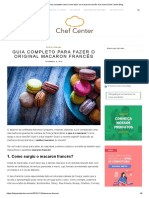 Guia Completo Sobre Como Fazer Um Macaron Francês de Sucessochef Center Blog