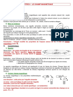 Chapitre 8 Le Champ Magnetique