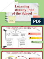 Learning Continuity Plan of The School: Let's Start!