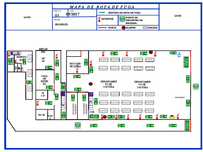nr23 - Trein - Mapa Rota de Fuga | PDF