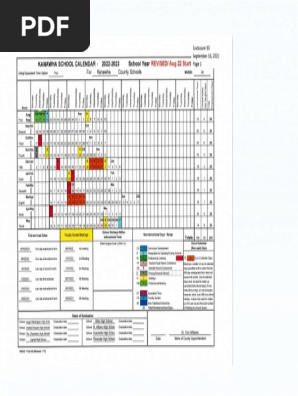 2022-23 Kcs Calendar Option | Pdf