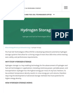 Hydrogen Storage Department of Energy