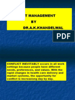 Conflict Management BY Dr.A.K.Khandelwal