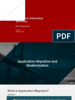 Application Onboarding Workshop: Red Hat OpenShift