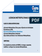 Licencias Metropolitanas Ord 308 Licencias Metropolitanas Ord 308 Licencias Metropolitanas Ord. 308 Licencias Metropolitanas Ord. 308