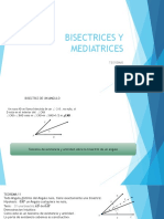 Bisectriz y Mediatrices