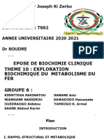 Biochimie Clinique Groupe 6 - Copie