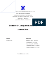 Teoria Del Comportamiento Del Consumidor