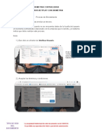 Procesos enrolamiento autenticación biometría centralizada