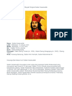 Biografi Singkat Sultan Hasanuddin & ISKANDAR MUDA