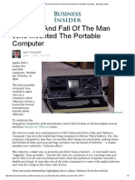 Concerning Osborne - The Rise and Fall of The Man Who Invented The Portable Computer - Business Insider