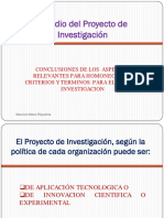 El Proyecto de Investigación Diseño