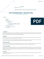 PIS:COFINS - EFD-Contribuições - Registro 0900