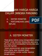 Uang, Inflasi, dan Sistem Moneter Jangka Panjang