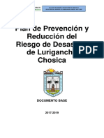 Plan de Prevencion y Reducción de Riesgo de Lurigancho-Chosica 2017-2019
