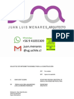 Informe Favorable para La Construcción Santiago +56941055309