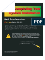 Completing Your System Installation