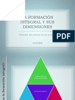 1.3.2 La Formación Integral y Sus Dimensiones