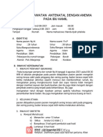 Askep Antenatal Dengan Anemia Pada Ibu Hamil Nanda DP