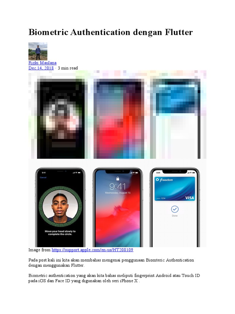 Biometric Authentication Dengan Flutter | PDF | Bisnis