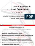 10 Years IMDIA Activities & 5 Years of Deployment