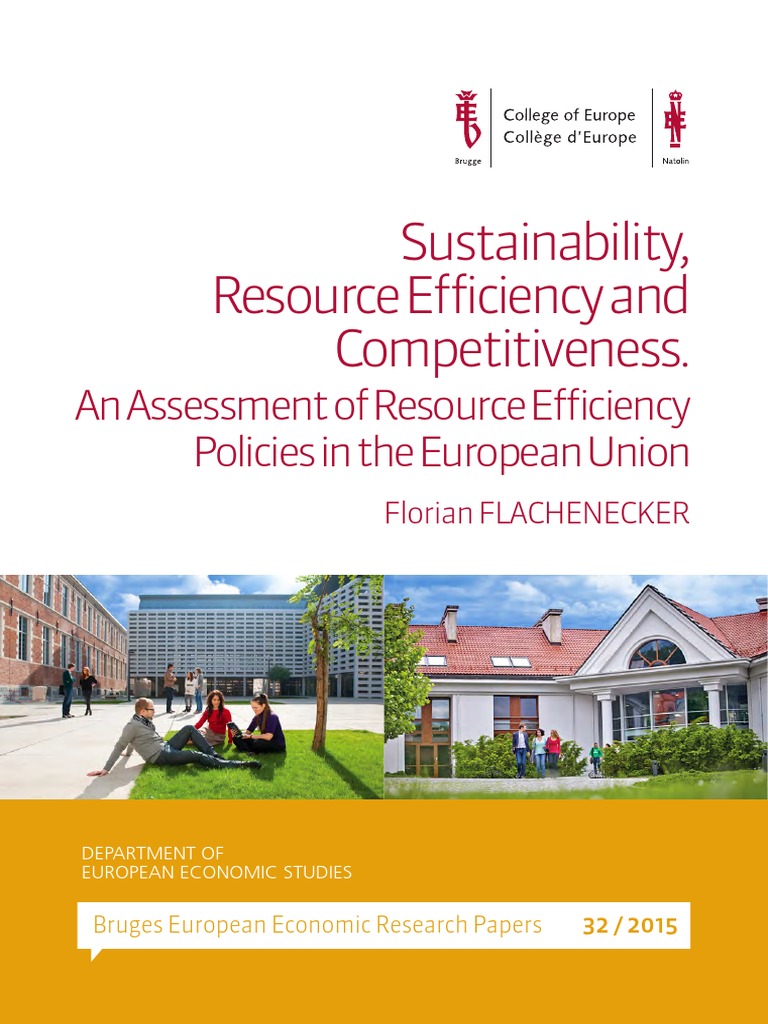 Sustainability, Resource Efficiency and Competitiveness | PDF ...
