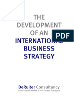 The Development of An International Business Strategy Autor DeRuiterConsultancy