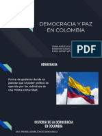 Democracia y Paz en Colombia