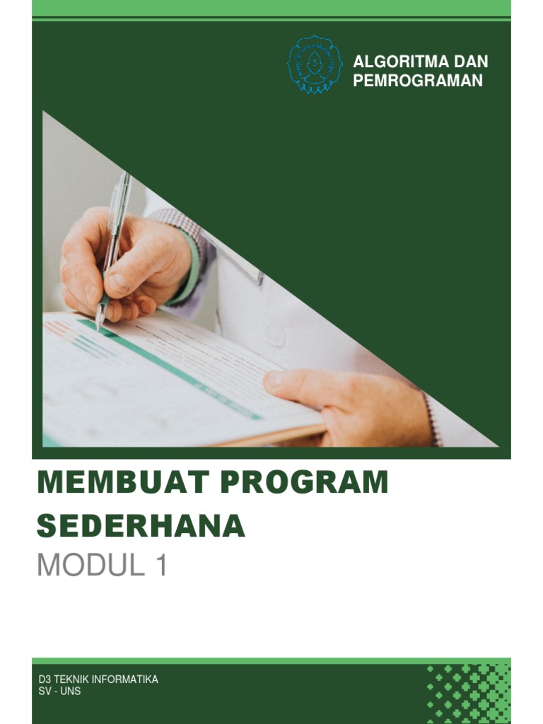 Langkah Membuat Program Sederhana | PDF | Komputer