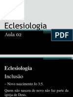 Aula 02 - Eclesiologia