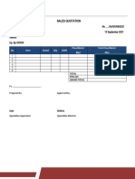 Format Penawaran