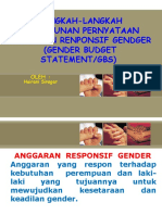 Langkah Membuat Pernyataan Anggaran Responsif Gender