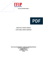 Calculo Estructural I Primer Trabajo