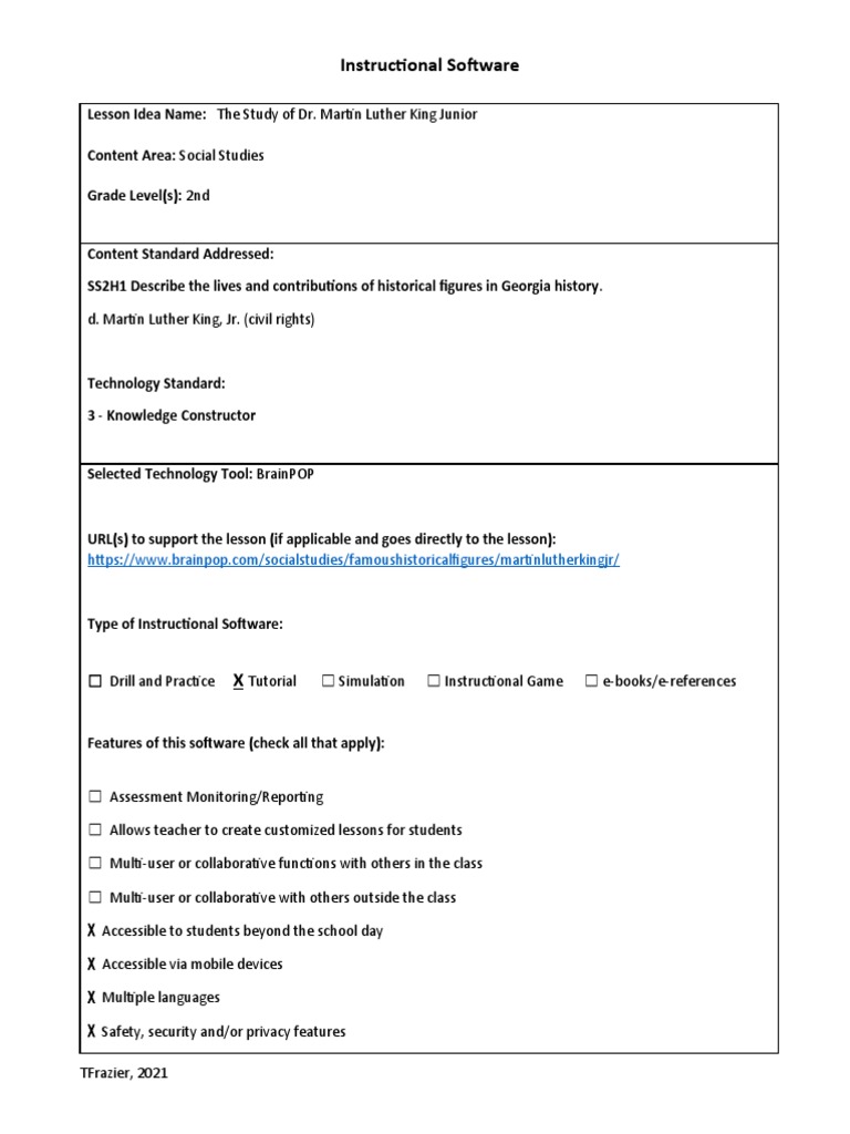 Instructional Software 1 | PDF | Cognition | Behavior Modification
