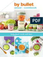 UK Baby Bullet Manual Incl. Recipes