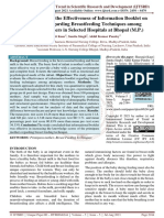 A Study To Assess The Effectiveness of Information Booklet On Knowledge Regarding Breastfeeding Techniques Among Primipara Mothers in Selected Hospitals at Bhopal M.P.