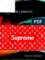 Supreme Company Presentation