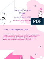 Simple Present Tense: By: Fransiskus Xaverius David, S.PD