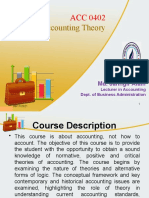 Accounting Theory: Md. Jahngir Alam