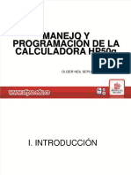 Manejo y Programaciu00f3n de La Calculadora Hp50g