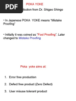 Download POKA-YOKE presentation 30-7-08 by keerti_1984 SN52580245 doc pdf