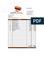 Factura de Materiales