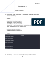 Write Python Script For Following: Practical:Set - 3