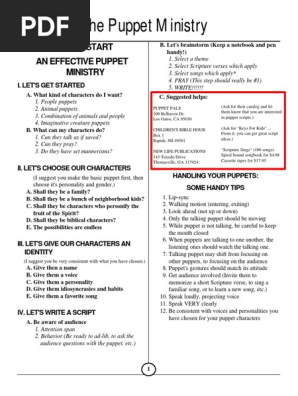 12b-Puppets