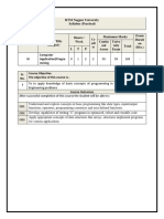 Computer Application and Programming III Sem Syllabus 01092021