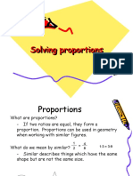 PPT Solving proportions